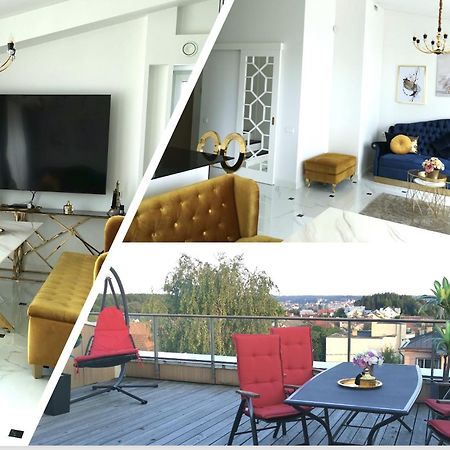 דירות וילנה Luxury Penthouse With Large Terrace & Panoramic Old Town View מראה חיצוני תמונה